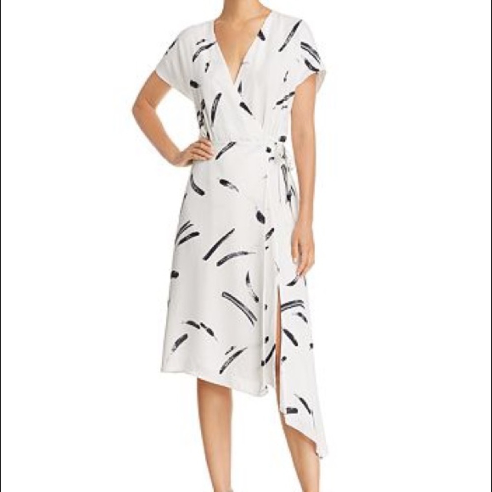 NWT Joie WHITE wrap dress